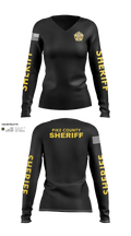 Pike County Sheriffs Office 21775539 Women's Long Sleeve V-neck Shirt - 21