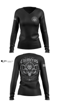 Bravo Company, 401st Cyber Battalion 75539801 Women's Long Sleeve V-neck Shirt - 9