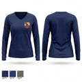 Ata-Bexar County Line VFD 90152199 Women's Long Sleeve V-neck Shirt - 1