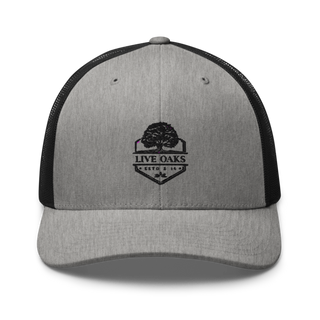 Live oaks 6271706 Retro Trucker Hat | Yupoong 6606