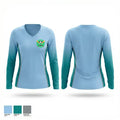 Lowell Little League 29237848 Women's Long Sleeve V-neck Shirt - 2