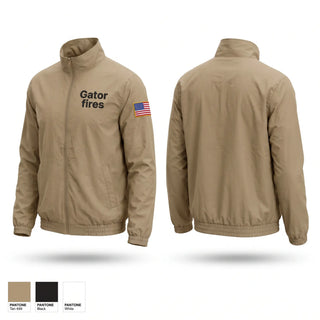 Windbreaker, Gator fires, Army, Teamtime, Team time, sublimation, custom sports apparel, team uniforms, spirit wear, spiritwear, sports uniforms, custom shirts, team store, custom team store, fundraiser sports, apparel fundraiser