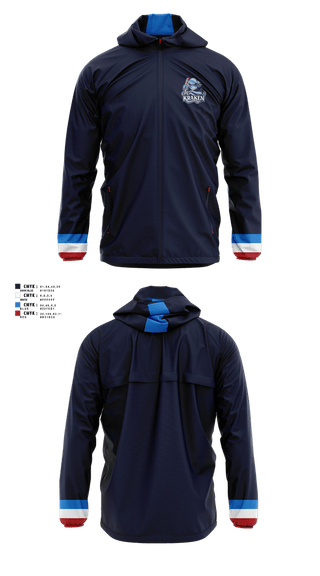 Windbreaker, Kraken, Baseball, Teamtime, Team time, sublimation, custom sports apparel, team uniforms, spirit wear, spiritwear, sports uniforms, custom shirts, team store, custom team store, fundraiser sports, apparel fundraiser