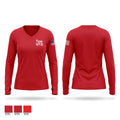 Tow VFD Women's Long Sleeve V-neck Shirt - 1