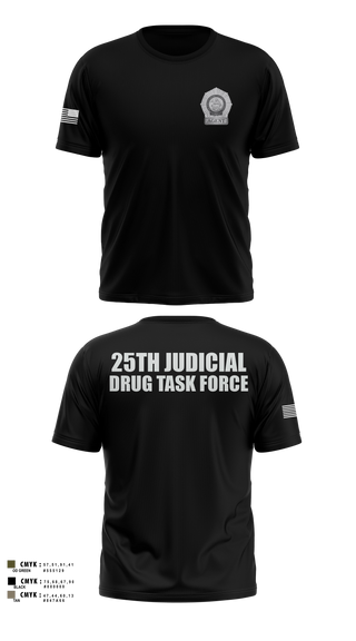 Short Sleeve Performance Shirt, 25th Judicial Drug Task Force, Police, Teamtime, Team time, sublimation, custom sports apparel, team uniforms, spirit wear, spiritwear, sports uniforms, custom shirts, team store, custom team store, fundraiser sports, apparel fundraiser