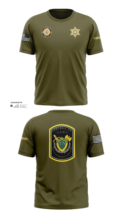 C.C.S.O. CERT 25474985 Short Sleeve Performance Shirt - 101
