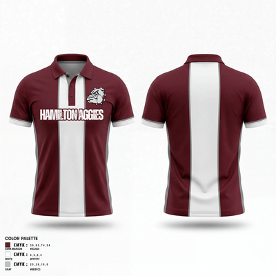 Hamilton Aggies 72800811 Short Sleeve Performance Polo - 2