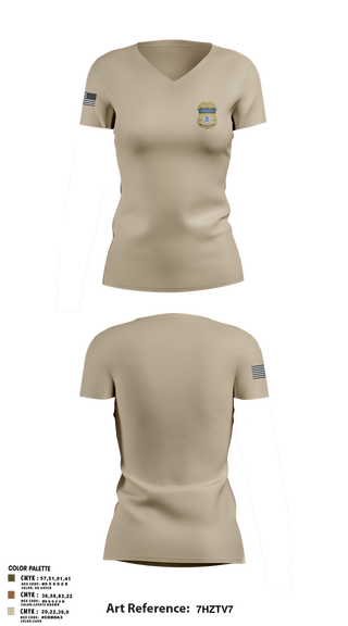 Womens Short Sleeve Vneck Shirt, 319th IEW, , Teamtime, Team time, sublimation, custom sports apparel, team uniforms, spirit wear, spiritwear, sports uniforms, custom shirts, team store, custom team store, fundraiser sports, apparel fundraiser