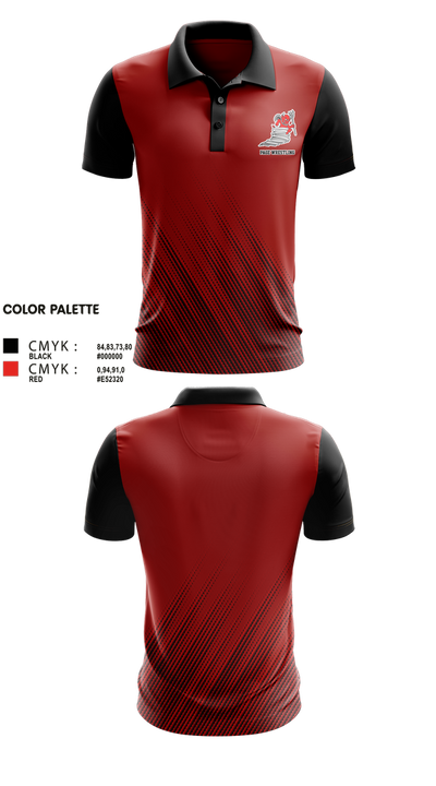 Page High School Wrestling 10285113 Short Sleeve Performance Polo - 1