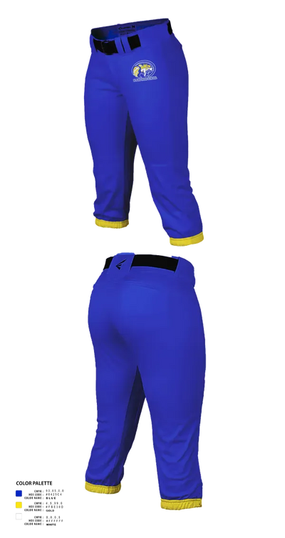 Bland High School Softball 1200236 Softball Pants - 1