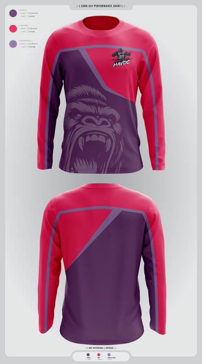 West texas Havoc 14799714 Long Sleeve Performance Shirt 2