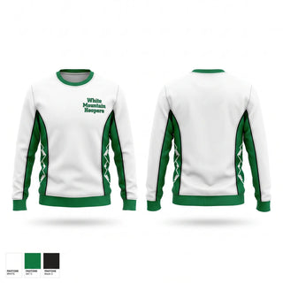 Crew Neck Sweatshirt, White Mountain Hoopers, Men's Basketball, Teamtime, Team time, sublimation, custom sports apparel, team uniforms, spirit wear, spiritwear, sports uniforms, custom shirts, team store, custom team store, fundraiser sports, apparel fundraiser