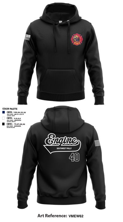 Engine 40 Ladder 4 Medic 19 58015136 Hoodie - 103