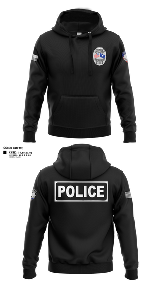 Hoodie, Laurens Police, Police, Teamtime, Team time, sublimation, custom sports apparel, team uniforms, spirit wear, spiritwear, sports uniforms, custom shirts, team store, custom team store, fundraiser sports, apparel fundraiser