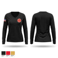Hines Volunteer Fire Department Women's Long Sleeve V-neck Shirt - 1