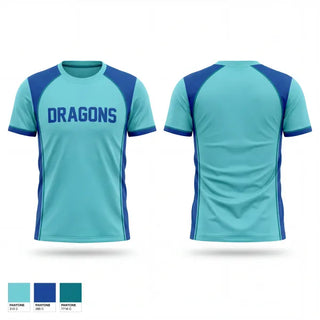 Old School Cotton Feel Shirt, Dragons, Men's Lacrosse, Teamtime, Team time, sublimation, custom sports apparel, team uniforms, spirit wear, spiritwear, sports uniforms, custom shirts, team store, custom team store, fundraiser sports, apparel fundraiser