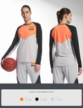 Menahga Braves 23410270 Long Sleeve Performance Shirt 4