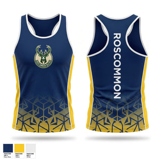 Mens Track Singlet, Roscommon Bucks Track & Field, Track & Field, Teamtime, Team time, sublimation, custom sports apparel, team uniforms, spirit wear, spiritwear, sports uniforms, custom shirts, team store, custom team store, fundraiser sports, apparel fundraiser