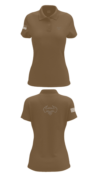 Womens Short Sleeve Performance Polo, D-co 1-173 1st PLT, , Teamtime, Team time, sublimation, custom sports apparel, team uniforms, spirit wear, spiritwear, sports uniforms, custom shirts, team store, custom team store, fundraiser sports, apparel fundraiser