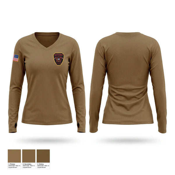 Womens Long Sleeve Vneck Shirt, North union, Fire Department, Teamtime, Team time, sublimation, custom sports apparel, team uniforms, spirit wear, spiritwear, sports uniforms, custom shirts, team store, custom team store, fundraiser sports, apparel fundraiser