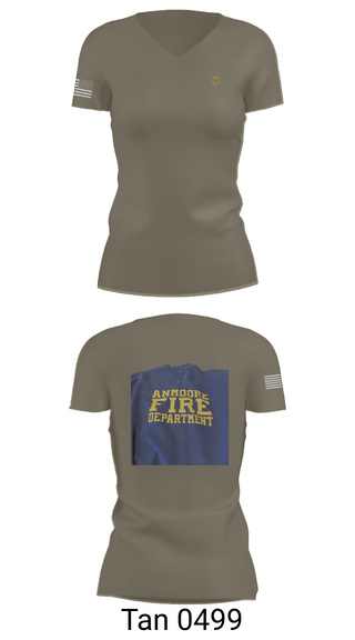 Womens Short Sleeve Vneck Shirt, Anmoore Fire Department, Fire Department, Teamtime, Team time, sublimation, custom sports apparel, team uniforms, spirit wear, spiritwear, sports uniforms, custom shirts, team store, custom team store, fundraiser sports, apparel fundraiser
