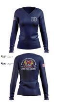 Greensboro Fire Department Rescue 5 92671362 Women's Long Sleeve V-neck Shirt - 3