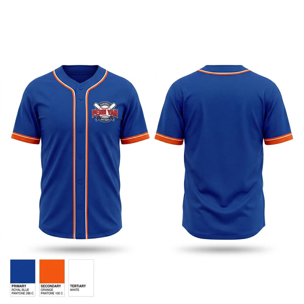 Full Button Baseball Jersey, Penn Yan Youth Baseball, Baseball, Teamtime, Team time, sublimation, custom sports apparel, team uniforms, spirit wear, spiritwear, sports uniforms, custom shirts, team store, custom team store, fundraiser sports, apparel fundraiser