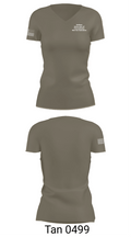 Indiana University of Pennsylvania Warrior Battalion 50902716 Women's Short Sleeve V-neck Shirt - 6