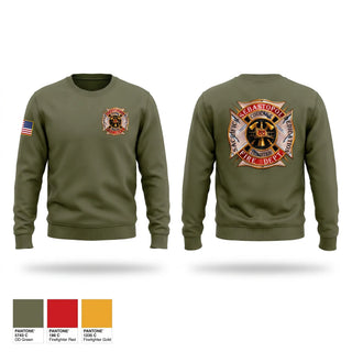 Crew Neck Sweatshirt, Sebastopol Fire Department, Fire Department, Teamtime, Team time, sublimation, custom sports apparel, team uniforms, spirit wear, spiritwear, sports uniforms, custom shirts, team store, custom team store, fundraiser sports, apparel fundraiser