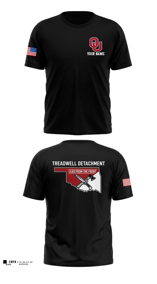 Oklahoma Army ROTC Short Sleeve Performance Shirt - 13