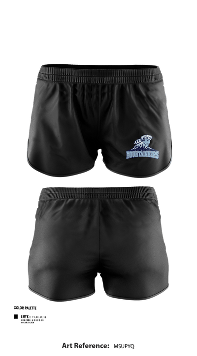 West Orange Mountaineers Basketball 93862172 Women's Shorts - 46