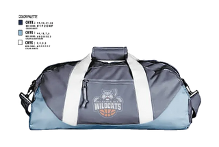 Duffle Bag, Midwest Wildcats, Women's Basketball, Teamtime, Team time, sublimation, custom sports apparel, team uniforms, spirit wear, spiritwear, sports uniforms, custom shirts, team store, custom team store, fundraiser sports, apparel fundraiser