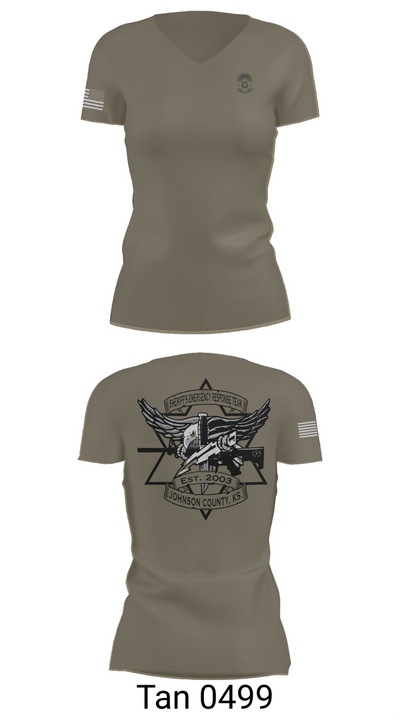 sert 65452085 Women's Short Sleeve V-neck Shirt - 65