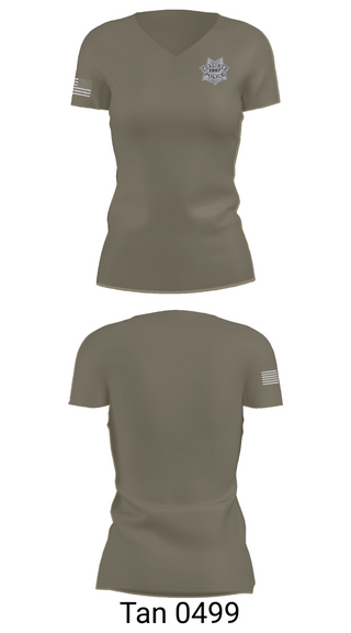 Womens Short Sleeve Vneck Shirt, Coalinga Police Department, Police, Teamtime, Team time, sublimation, custom sports apparel, team uniforms, spirit wear, spiritwear, sports uniforms, custom shirts, team store, custom team store, fundraiser sports, apparel fundraiser