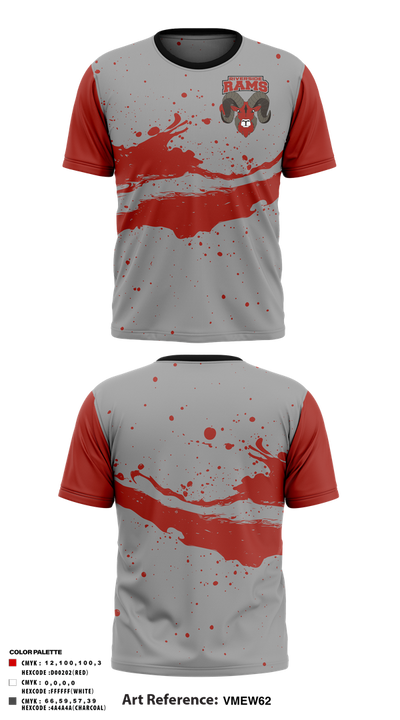 Riverside Rams 29467459 Old School Cotton Feel Shirt - 1