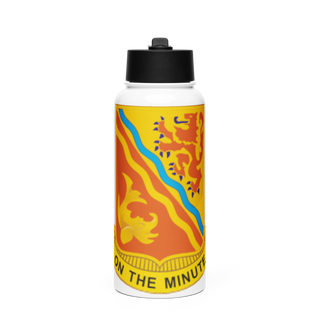 Bravo Battery 6th BN 37th FAR 31012315 Stainless Steel Water Bottle with a Straw Lid