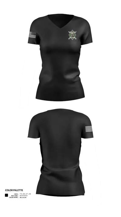 Task Force Arrow 82019161 Women's Short Sleeve V-neck Shirt - 100