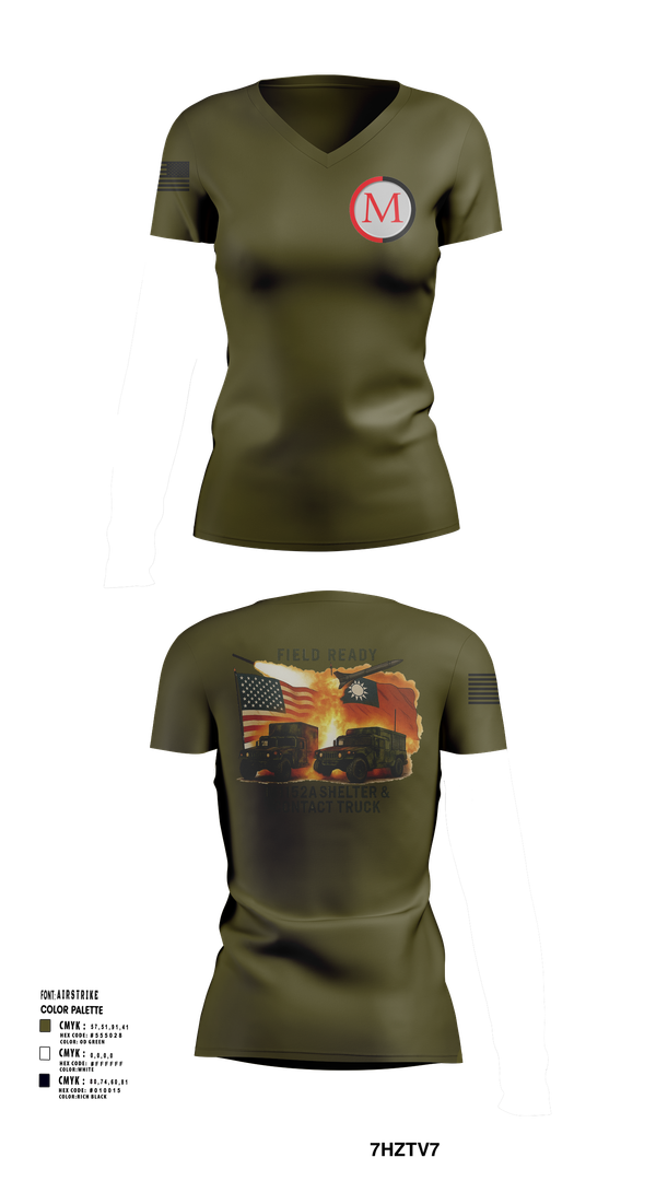 Womens Short Sleeve Vneck Shirt, ManTech, , Teamtime, Team time, sublimation, custom sports apparel, team uniforms, spirit wear, spiritwear, sports uniforms, custom shirts, team store, custom team store, fundraiser sports, apparel fundraiser