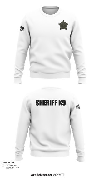Crew Neck Sweatshirt, HCSO 2025, Police, Teamtime, Team time, sublimation, custom sports apparel, team uniforms, spirit wear, spiritwear, sports uniforms, custom shirts, team store, custom team store, fundraiser sports, apparel fundraiser