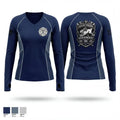 Rescue engine 91 34481283 Women's Long Sleeve V-neck Shirt - 1
