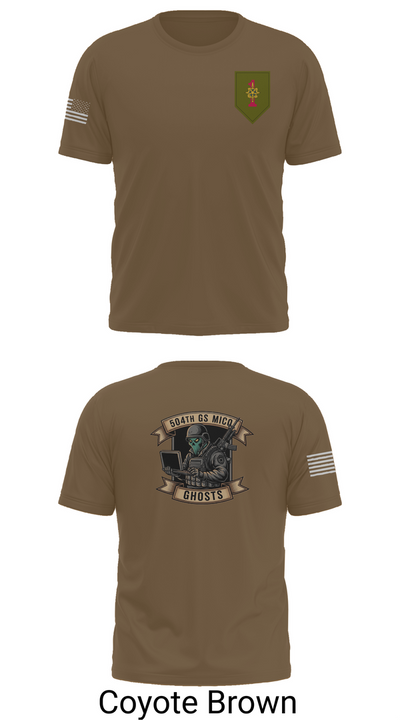 504th GS MICO 91776475 Short Sleeve Performance Shirt - 16