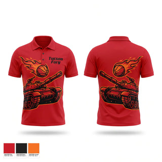 Short Sleeve Performance Polo, Tucson Fury, Softball, Teamtime, Team time, sublimation, custom sports apparel, team uniforms, spirit wear, spiritwear, sports uniforms, custom shirts, team store, custom team store, fundraiser sports, apparel fundraiser
