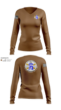 XVIII Airborne Corps G34 FIRES 87629681 Women's Long Sleeve V-neck Shirt - 22
