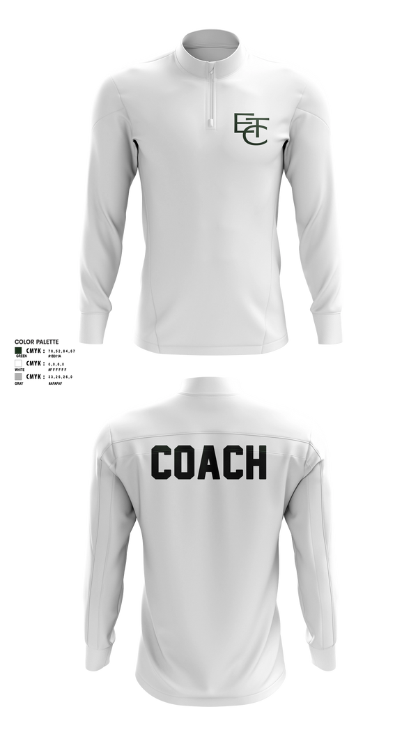 Quarter Zip Jacket, Endeavour Training Club, , Teamtime, Team time, sublimation, custom sports apparel, team uniforms, spirit wear, spiritwear, sports uniforms, custom shirts, team store, custom team store, fundraiser sports, apparel fundraiser