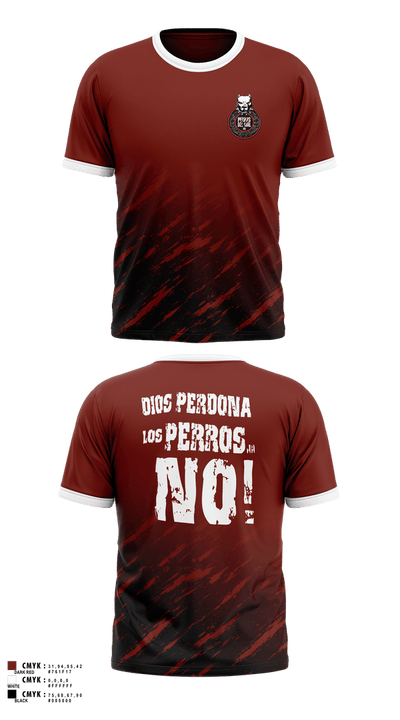 PERROS DEL MAL 12454683 Short Sleeve Performance Shirt - 1