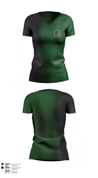 Womens Short Sleeve Vneck Shirt, Coopersville Dance Team, Spirit Store, Teamtime, Team time, sublimation, custom sports apparel, team uniforms, spirit wear, spiritwear, sports uniforms, custom shirts, team store, custom team store, fundraiser sports, apparel fundraiser