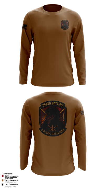 Bravo 3-6 ADA 76703101 Long Sleeve Performance Shirt 109