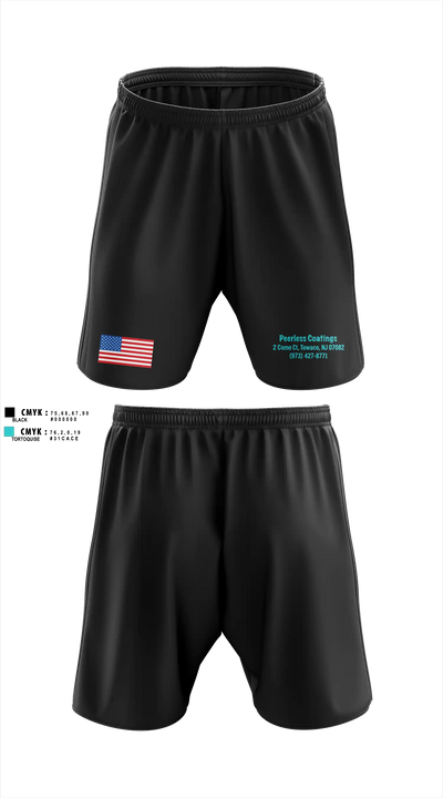 Peerless Coatings Athletic Shorts With Pockets - 50
