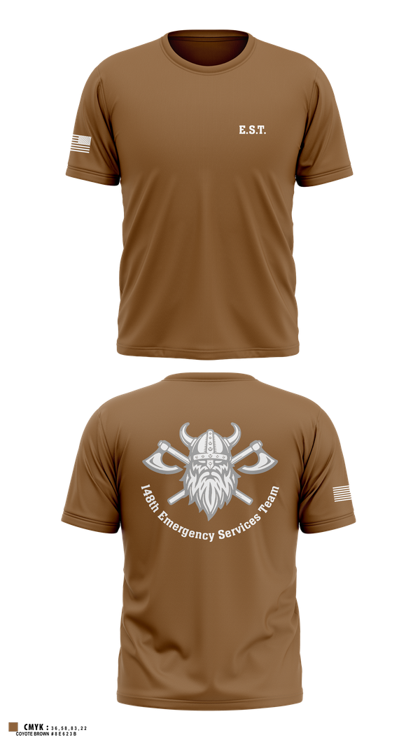 Short Sleeve Performance Shirt, 148th E.S.T., Police, Teamtime, Team time, sublimation, custom sports apparel, team uniforms, spirit wear, spiritwear, sports uniforms, custom shirts, team store, custom team store, fundraiser sports, apparel fundraiser