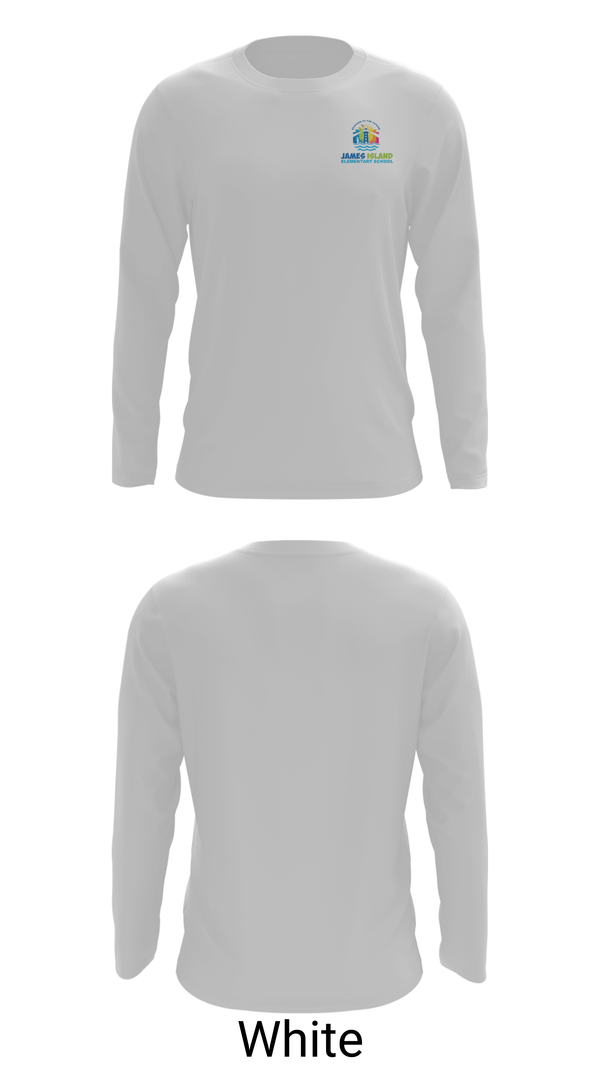 Long Sleeve Performance Shirt, James Island Elementary School, Spirit Store, Teamtime, Team time, sublimation, custom sports apparel, team uniforms, spirit wear, spiritwear, sports uniforms, custom shirts, team store, custom team store, fundraiser sports, apparel fundraiser